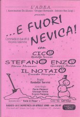 ... e fuori nevica!